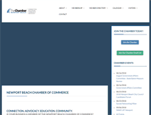 Tablet Screenshot of newportbeach.com